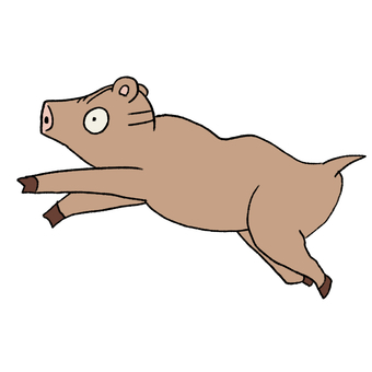 亥 猪,イノシシ,亥,亥年,干支,十二支,動物,アニマル,生き物,かわいいのイラスト素材