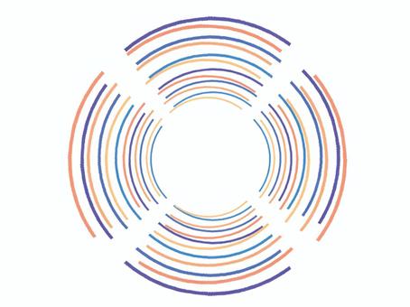 模様 模様,柄,pop調,円,グラデーション,手描き,挿絵,ワンポイント,素材,商用可のイラスト素材