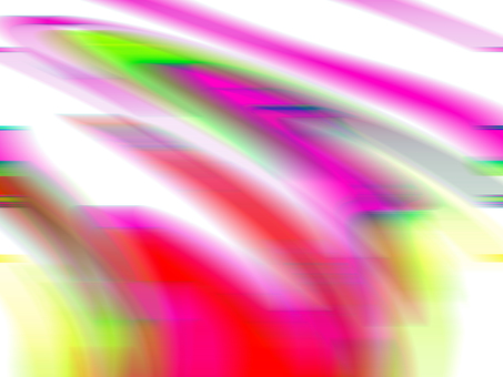 ピンク・赤・黄緑のぼけたポップな波模様 波,ポップ,柄,パターン,模様,サイケ,ぼけ,ぼかし,目立つ,抽象のイラスト素材