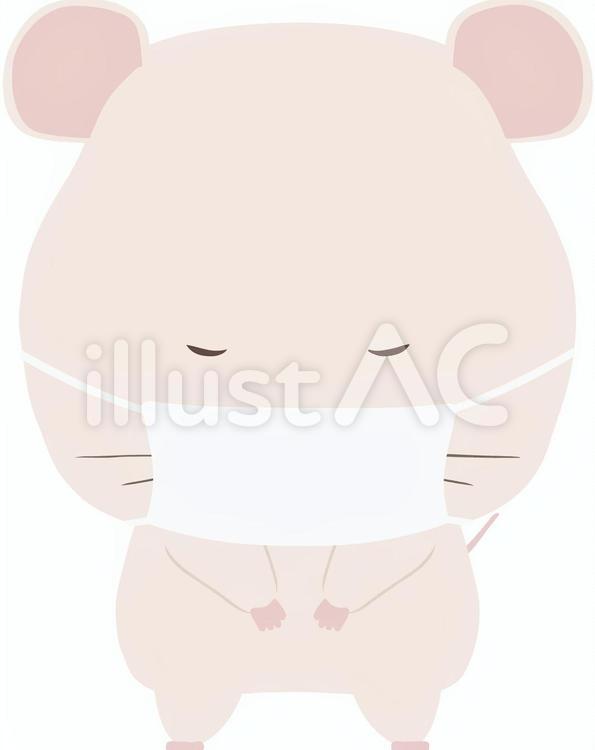 Mask_bowing_mouse_white, JPG, PNG and AI Mask_bowing_mouse_white, mask, bow, mouse, JPG, PNG and AI