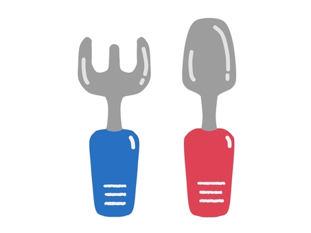スプーンとフォーク スプーンとフォーク スプーン,フォーク,カトラリーのイラスト素材