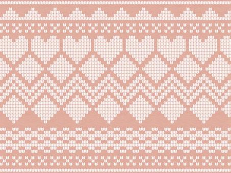 ニットテクスチャ、冬の背景素材、ピンク ニットテクスチャ、冬の背景素材、ピンク ニット,テクスチャ,背景,冬,パターン,ハート,模様,柄,模様編み,12月のイラスト素材