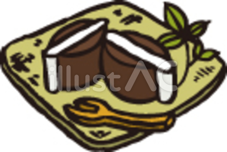 くじらようかん 鯨ようかん,和菓子,お菓子のイラスト素材