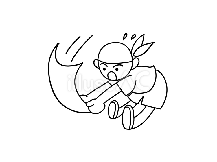熱波師男性(白黒) 熱波師,サウナ,ロウリュのイラスト素材