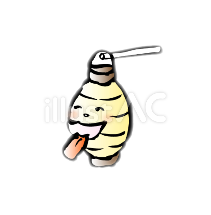 ちょうちんおばけ 提灯お化け,おばけ,夏のイラスト素材