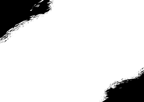 筆のフレーム 筆,フレーム,黒色,和風,背景,インク,かすれ,かっこいい,シンプル,ペンキのイラスト素材