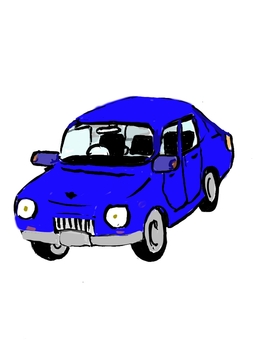 普通自動車 カー,自動車,乗用車,動く,乗物,普通の車のイラスト素材