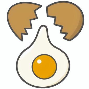 たまごを割る 玉子,たまご,卵,タマゴ,目玉,生卵,目玉焼き,玉子かけ,卵かけ,生玉子のイラスト素材