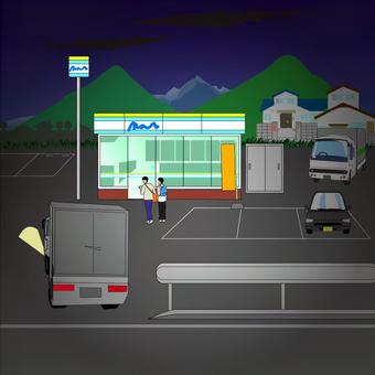 Illustration, convenience store, shop, shopping, JPG and AI