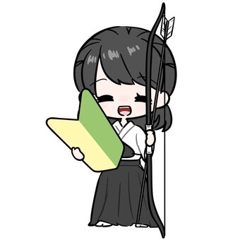 Illustration, archery, bow road, beginner, 