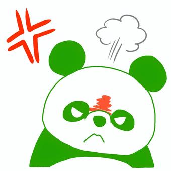 Illustration, panda, indignation, animal, 