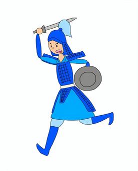 Illustration, warrior, a soldier, soldier, 