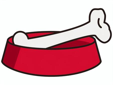 Illustration, JPG, PNG and EPS Illustration, dog, bowl, feeding, JPG, PNG and EPS