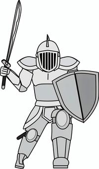 戦士 戦士,甲冑,傭兵,装備,ファンタジー,ゲーム,剣,盾,鎧,人物のイラスト素材