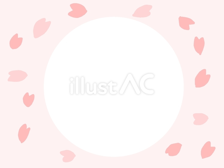 桜 桜,フレーム,バナーのイラスト素材