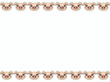 ブタのフレ−ム