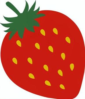 Illustration, strawberry, winter, fruit, 