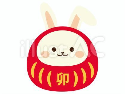 うさぎ 達磨