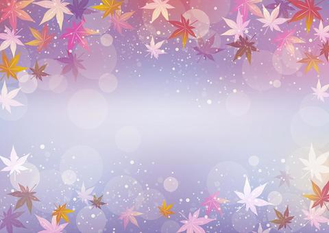 もみじの背景横 秋,赤,紅葉,秋の葉,もみじ,葉,背景,メニュー,季節,華やかのイラスト素材