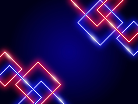 ネオンの三角メンフィス背景 赤 青 背景,ネオン,フレーム,赤,青,線,幾何学,メンフィス,四角形,ビビットのイラスト素材