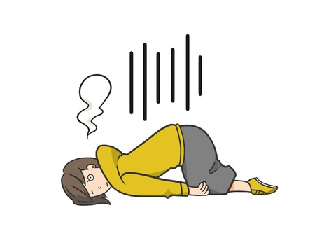 魂が抜ける程がっかりする若い女性 落胆,がっかり,パーカー,魂,失望,女性,挫折,気落ち,失意,手書きのイラスト素材