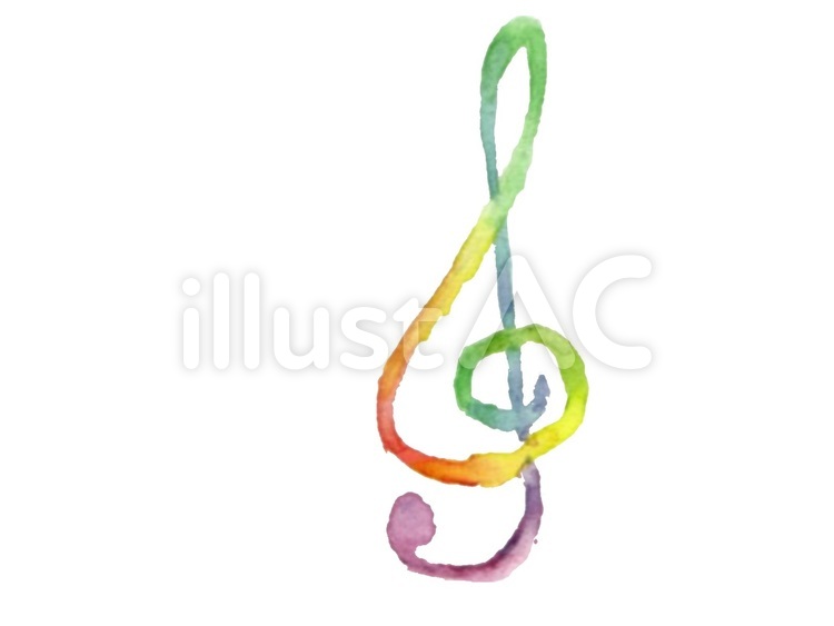 ト音記号 ト音記号,音楽,楽譜のイラスト素材