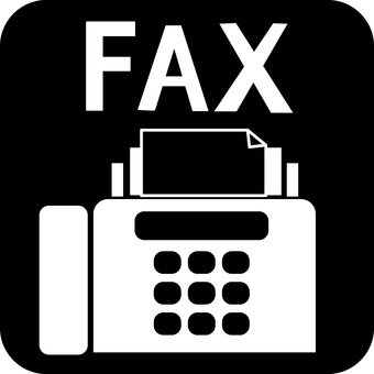 ファックスピクトグラム ファックス,固定電話,紙,送信,デフォルメ,アルファベット,アイコン,ピクトグラムのイラスト素材