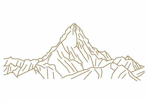 アマ・ダブラム アマ・ダブラム アマ・ダブラム,登山,山登り,山,山岳のイラスト素材
