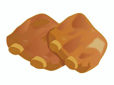 ソーキ ソーキ,スペアリブ,肉,沖縄,肉料理,つまみ,沖縄料理,琉球料理,食事のイラスト素材