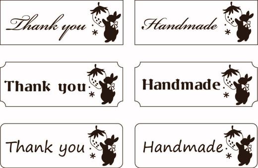 Tags for Hyde Maid Writers Rabbits and Strawberries, rabbit, animal, hand made, JPG and PNG