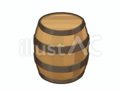 樽 アイコン 線あり