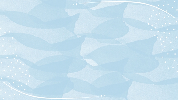 水彩背景／筆描きアーチとドット・ブルー 水彩,背景,優しい,淡い,和柄,にじみ,おしゃれ,横長,壁紙,ふんわりのイラスト素材