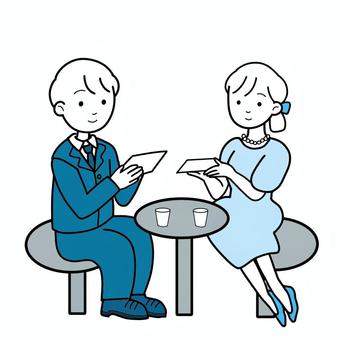 Illustration, простой, сватовство, брак, 