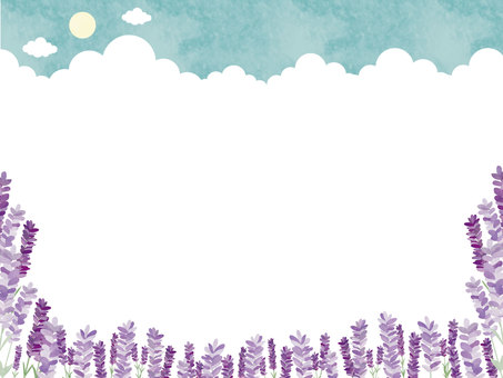 Lavender field frame 2, JPG, PNG and AI Lavender field frame 2, , JPG, PNG and AI