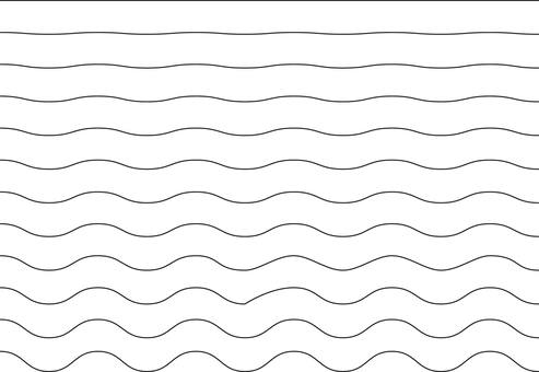 Wavy line, wavy line, wave, line, JPG, PNG and AI