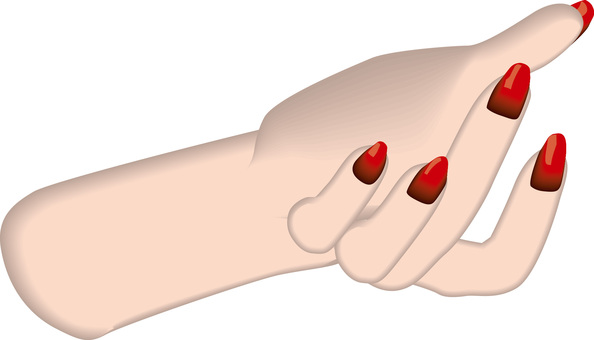 Illustration, manicure, claw, female, 
