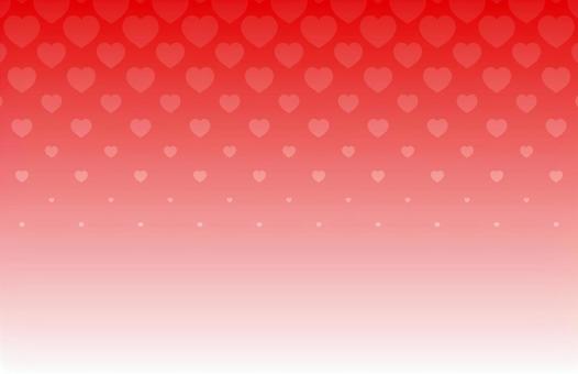 Illustration, fundo, vermelho, coração, 