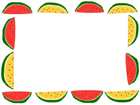 Watermelon frame, watermelon, frame, frame, JPG and PNG