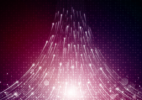 デジタルな光の高速通信の背景素材 デジタルな光の高速通信の背景素材 デジタル,サイバー,ライン,ファイバー,光,パーティクル,ドット,テクノロジー,スタイリッシュ,紫色のイラスト素材