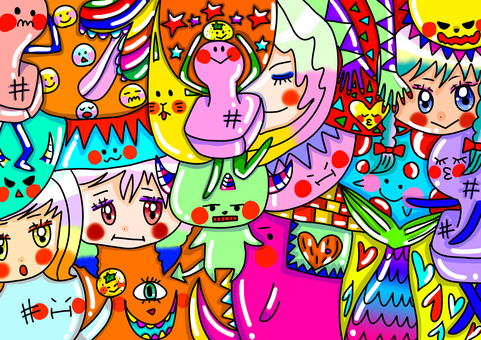 餅と柚子 餅,柚子,もち,冬,カラフルのイラスト素材