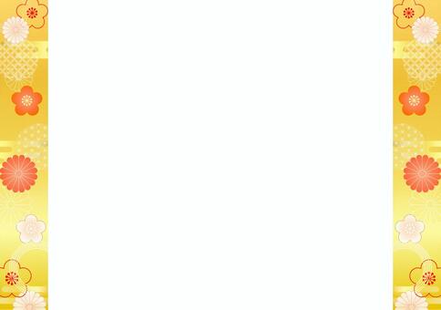和風でお洒落なフレーム お正月,和風,フレームのイラスト素材