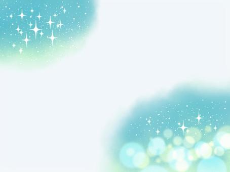 雪と光のファンタジーナイト（淡彩）【1】