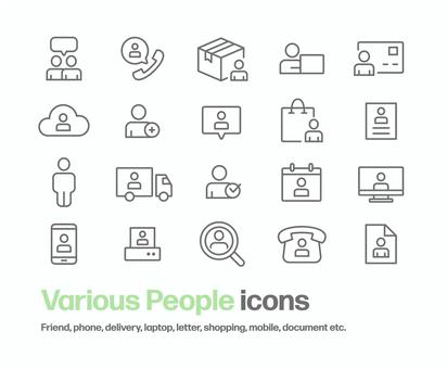 Human icon set. Friends, conversation, delivery, etc., JPG, PNG and EPS Human icon set. Friends, conversation, delivery, etc., people, a human, male, JPG, PNG and EPS