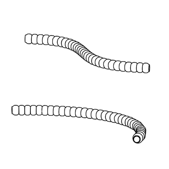 Illustration, saluran, selang, piping, 