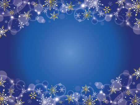 クリスマスの背景＿青
