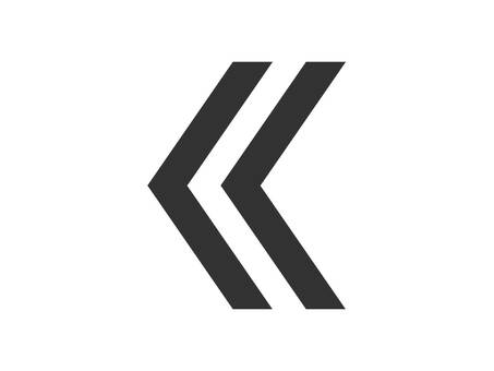 シンプルな左矢印のアイコン（モノクロ） アイコン,カラー,モノクロ,図形,シンプル,オシャレ,デザイン,イラスト,ベクター,矢印のイラスト素材