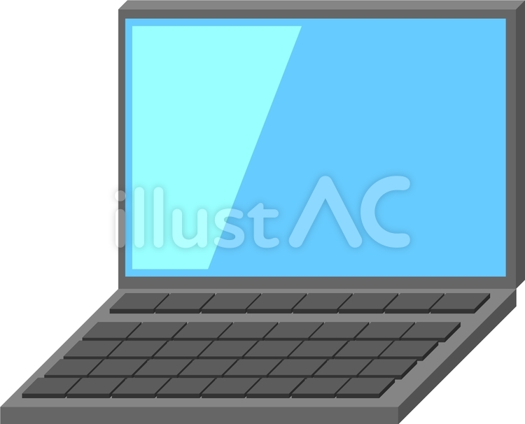 ノートPC パソコン,家電,電化製品のイラスト素材