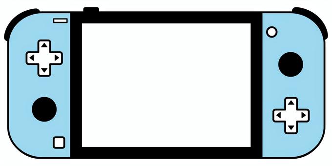 ゲーム機（カラー） ゲーム機,カラー,シンプル,ゲーム,遊び,イラスト,素材のイラスト素材