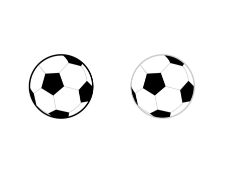 サッカーボール サッカー,ボール,挿絵,ワンポイント,シンプル,透過,ベクター,無料,商用可,フリー素材のイラスト素材