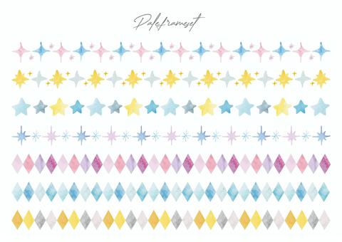 Watercolor pale frameset, JPG, PNG and AI Watercolor pale frameset, frame, watercolor, watercolor style, JPG, PNG and AI